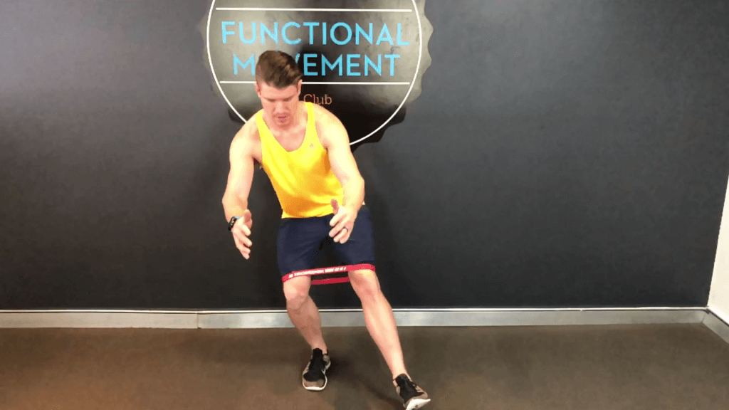 SIngle Leg squats to help with your glute activation by your physio in brookvale